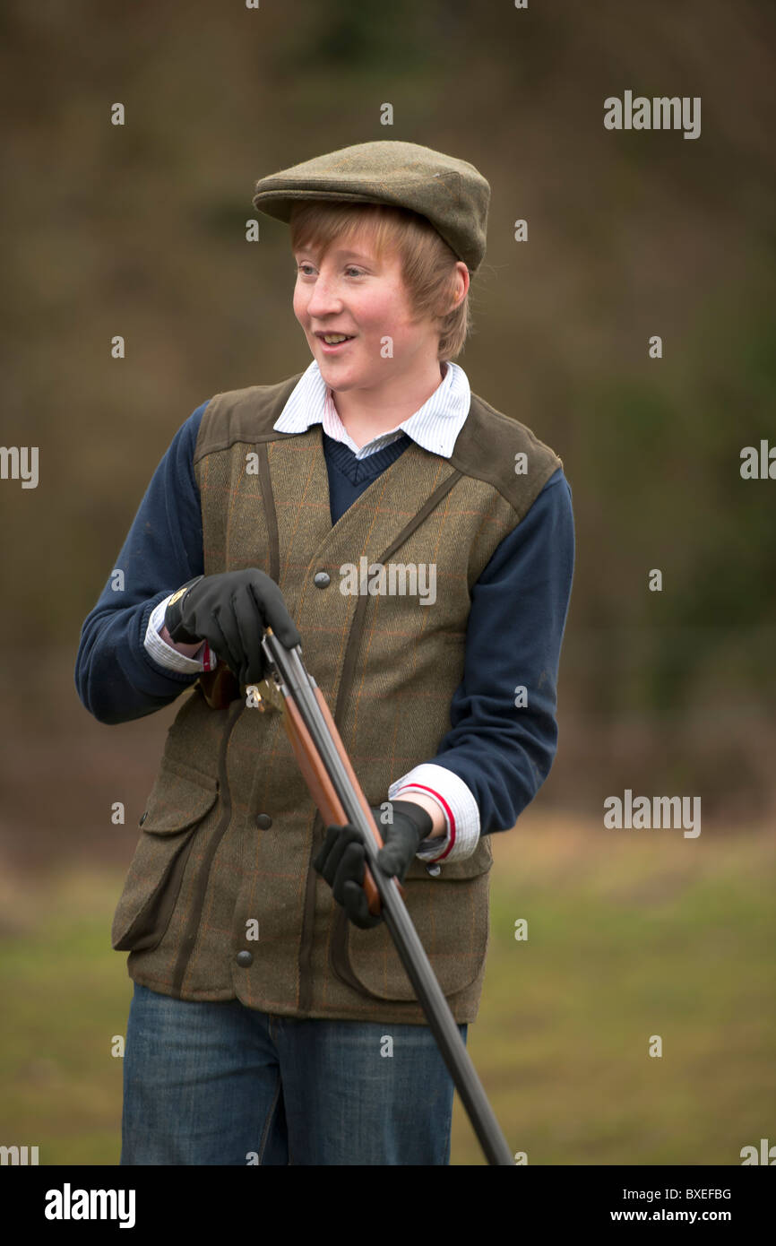 Les jeunes pousses du faisan - Armes à feu Banque D'Images