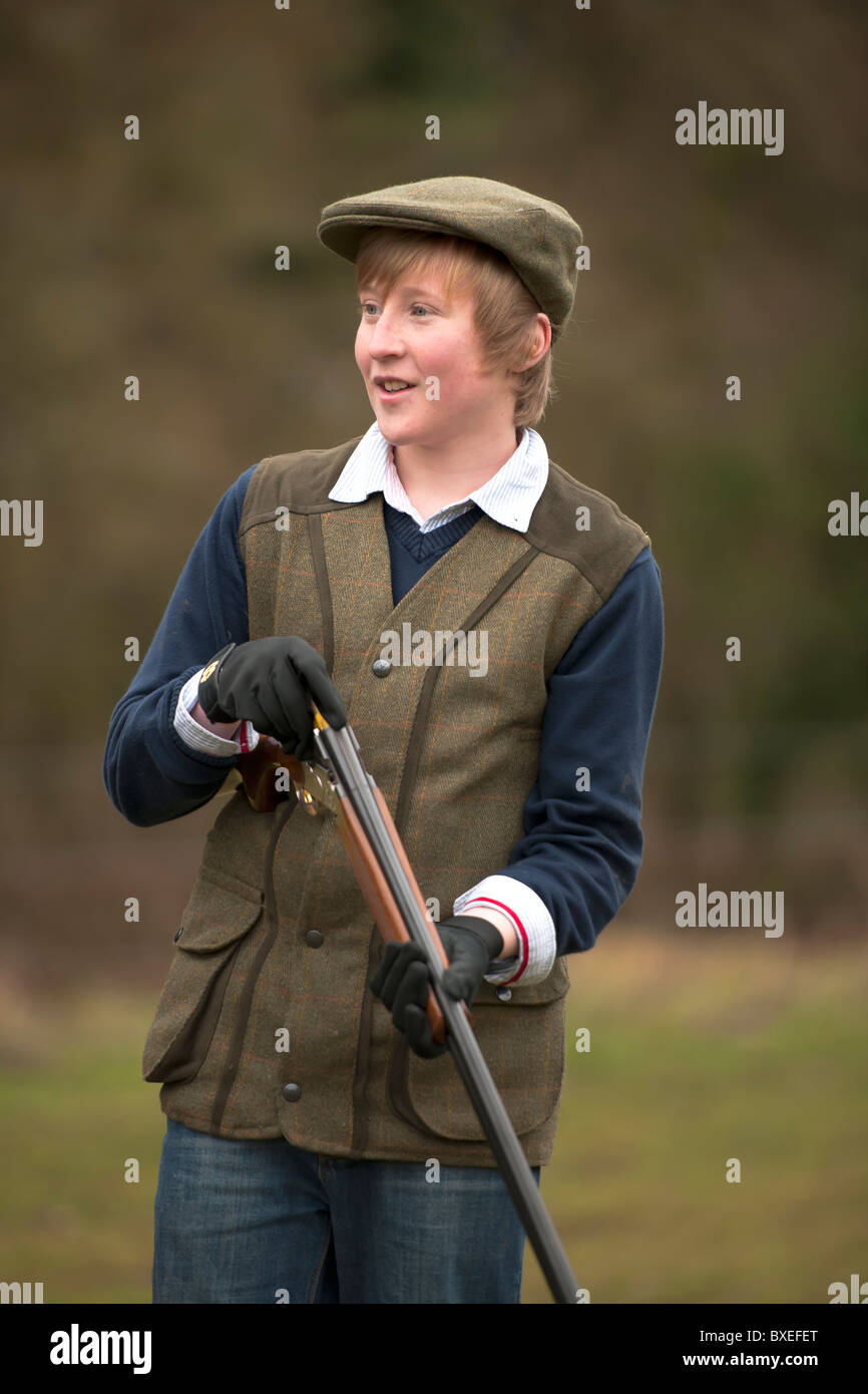 Les jeunes pousses du faisan - Armes à feu Banque D'Images