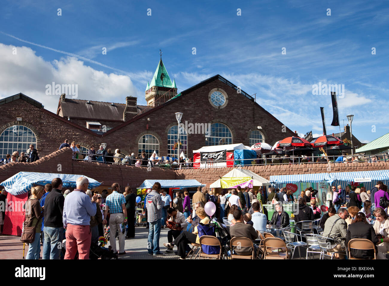 Abergavenny Food Festival, Monmouthshire, Wales, UK Banque D'Images