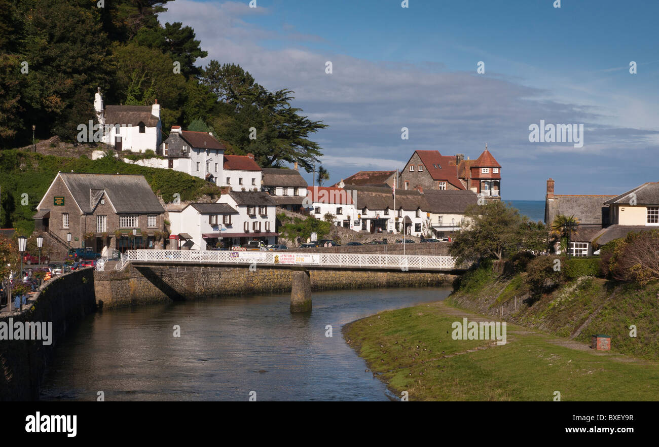 Lynmouth dans le Nord du Devon, UK Banque D'Images