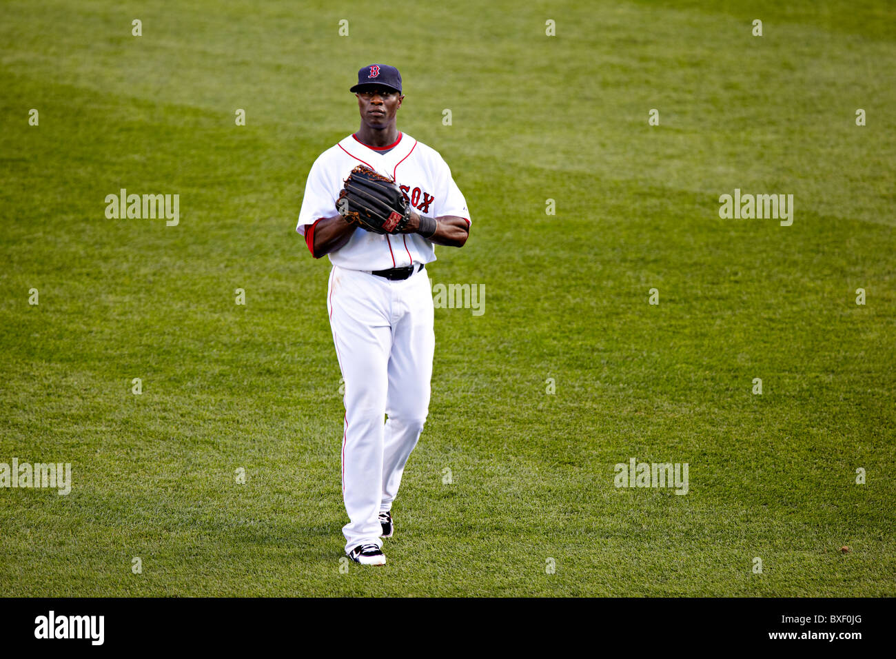 Mike Cameron durant la 15 juillet 2010 jeu des Red Sox de Boston au Fenway Park, Banque D'Images