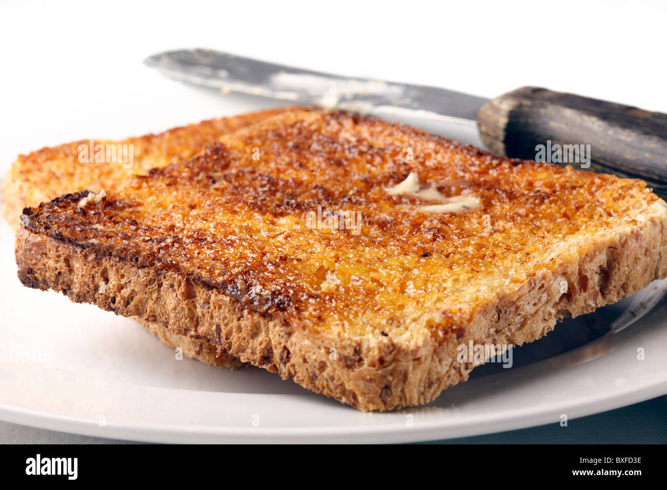 Tranche de pain grillé Banque de photographies et d’images à haute ...