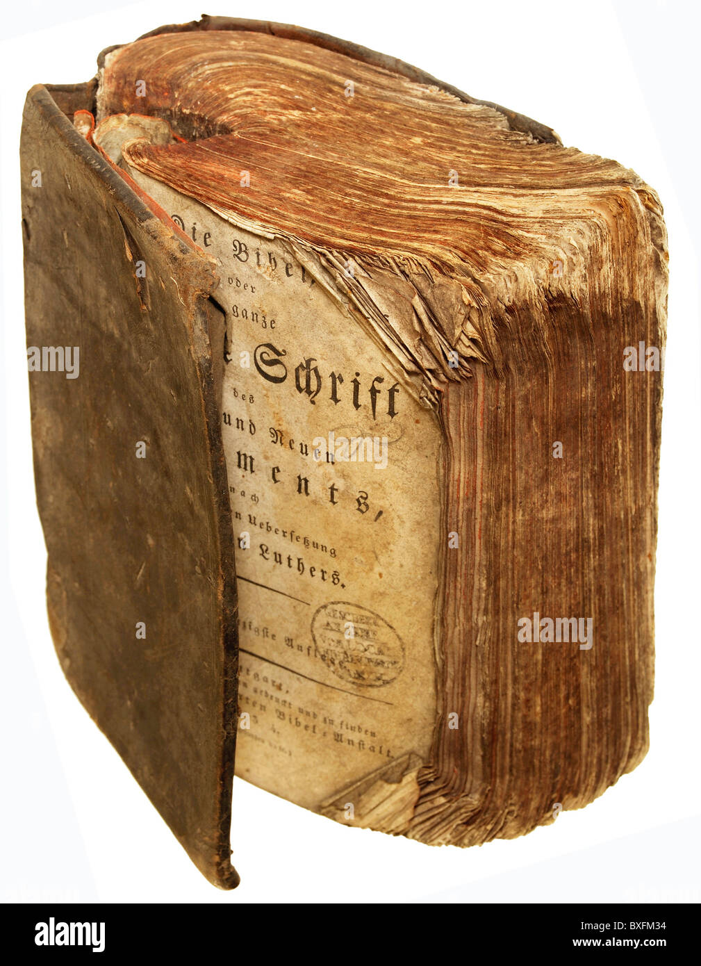 Littérature, livres, la Bible, ancien et Nouveau Testament, Allemagne, 1834, droits additionnels-Clearences-non disponible Banque D'Images