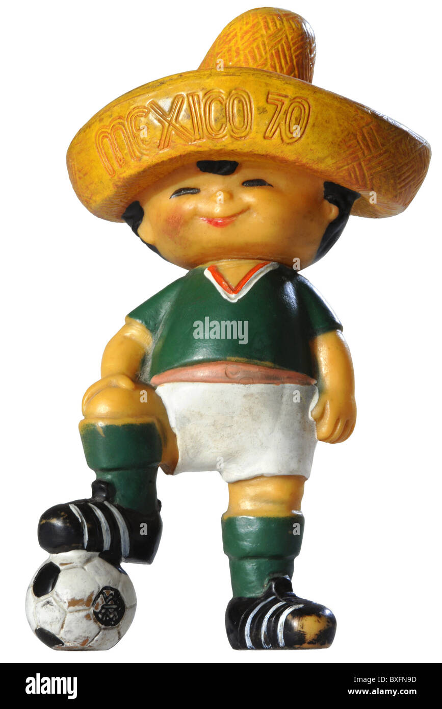 MEXICO 1986 LOGO + MASCOTTE PIQUE FOOTBALL CDM AUTOCOLLANTS ORIGINES