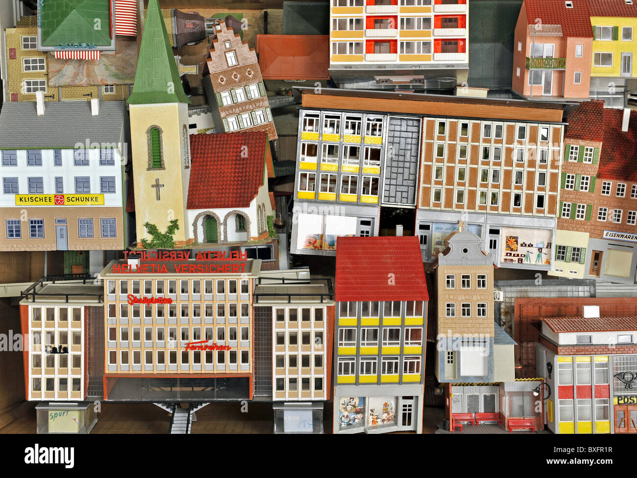 Jouets, maquettes, maisons de Faller, Allemagne, vers 1966, droits additionnels-Clearences-non disponible Banque D'Images