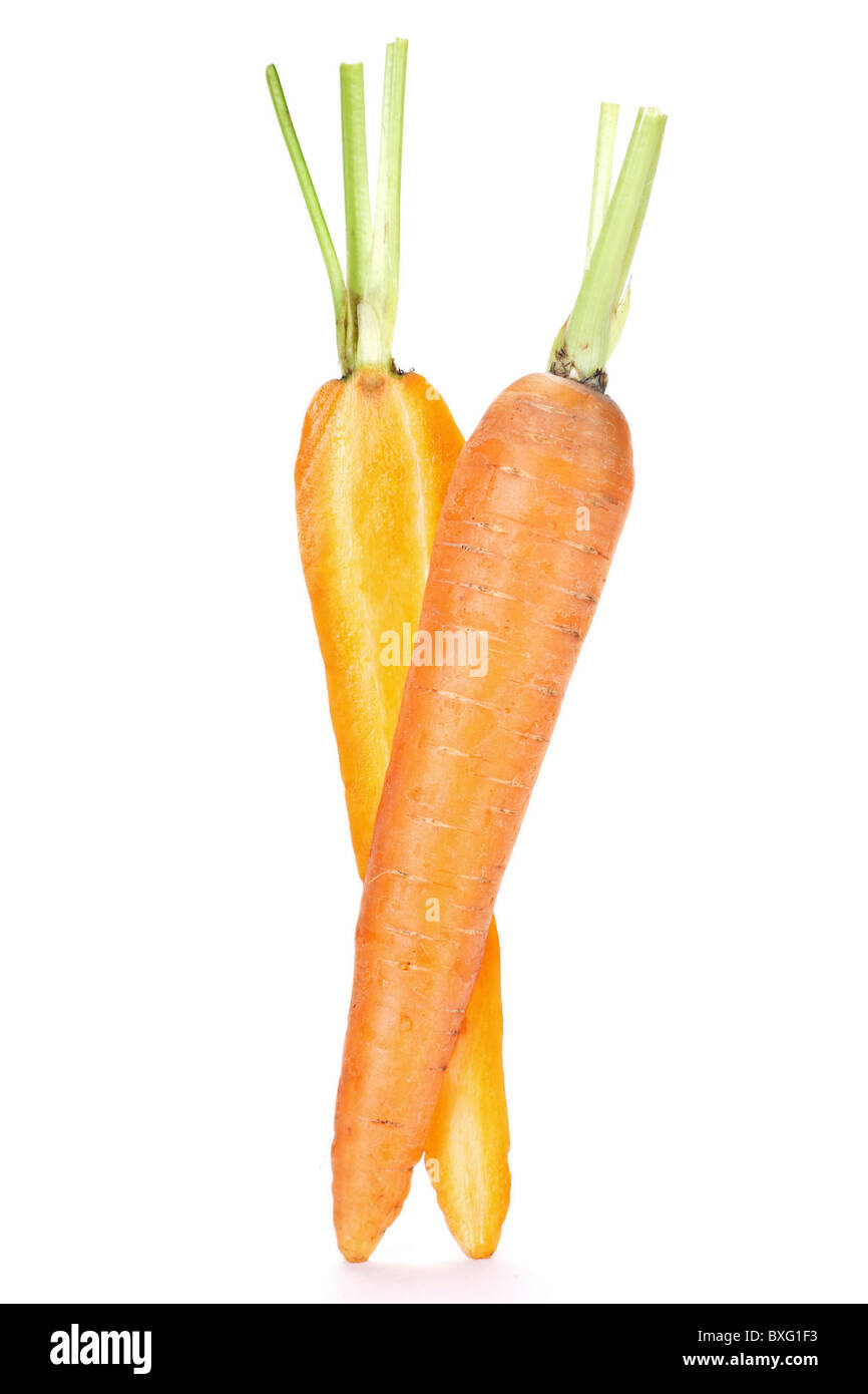 Jus de carotte sculpté Banque D'Images