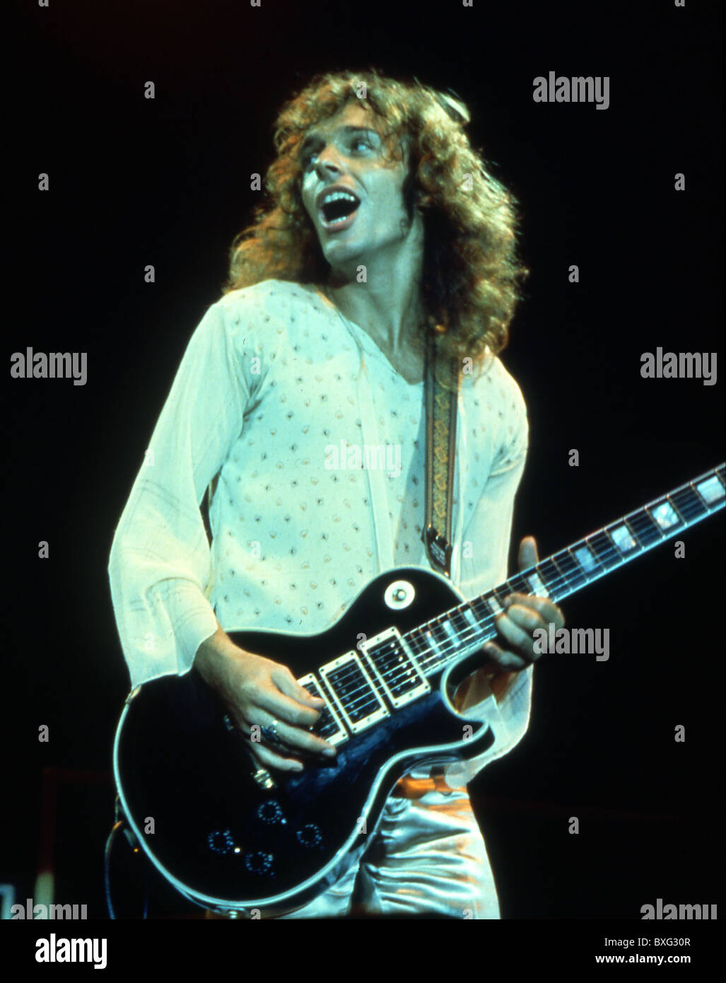 PETER FRAMPTON musicien de rock britannique en 1976. Photo Van Houten Banque D'Images
