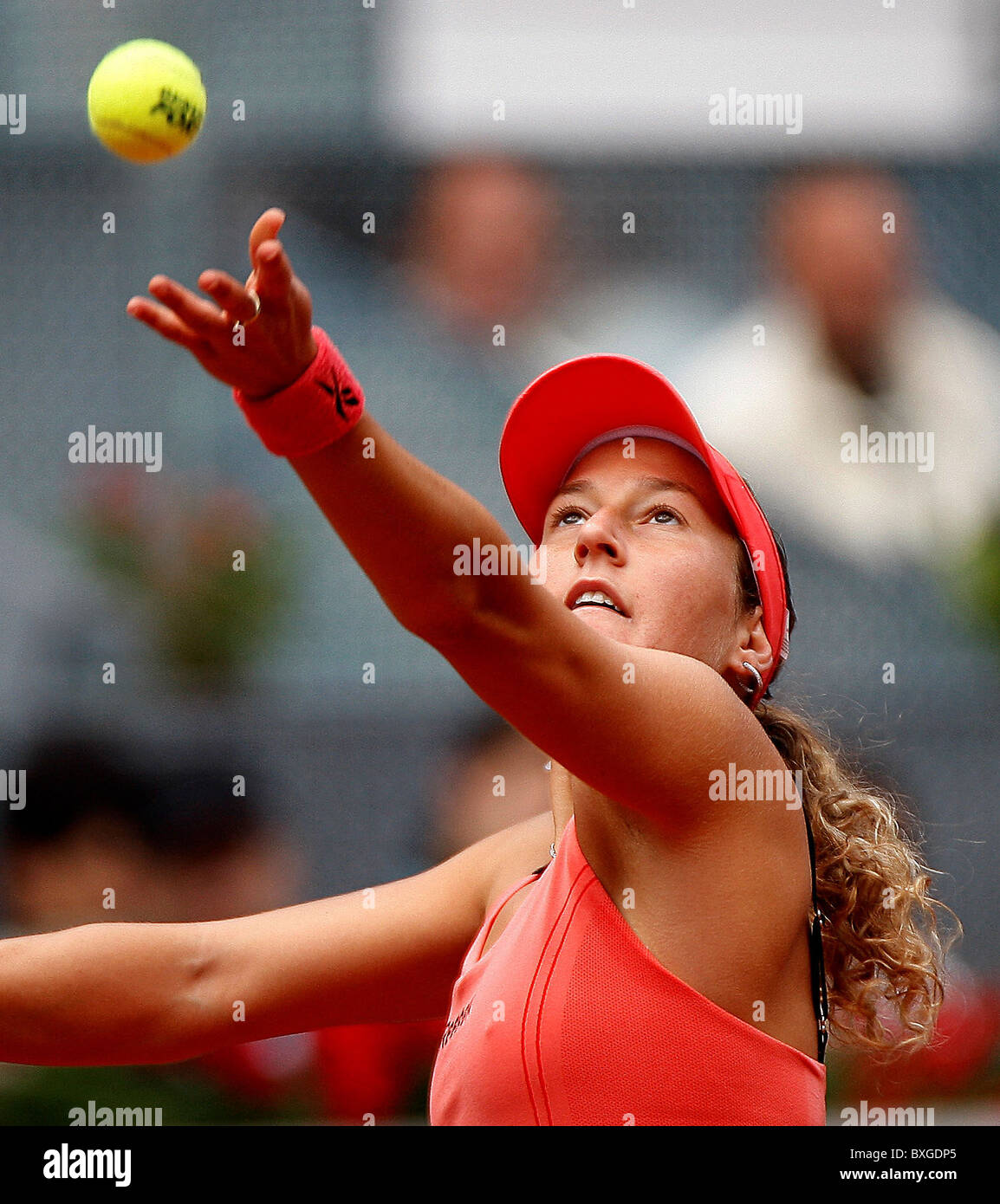 Shahar Peer (ISR) en action contre Venus Williams (USA) Banque D'Images