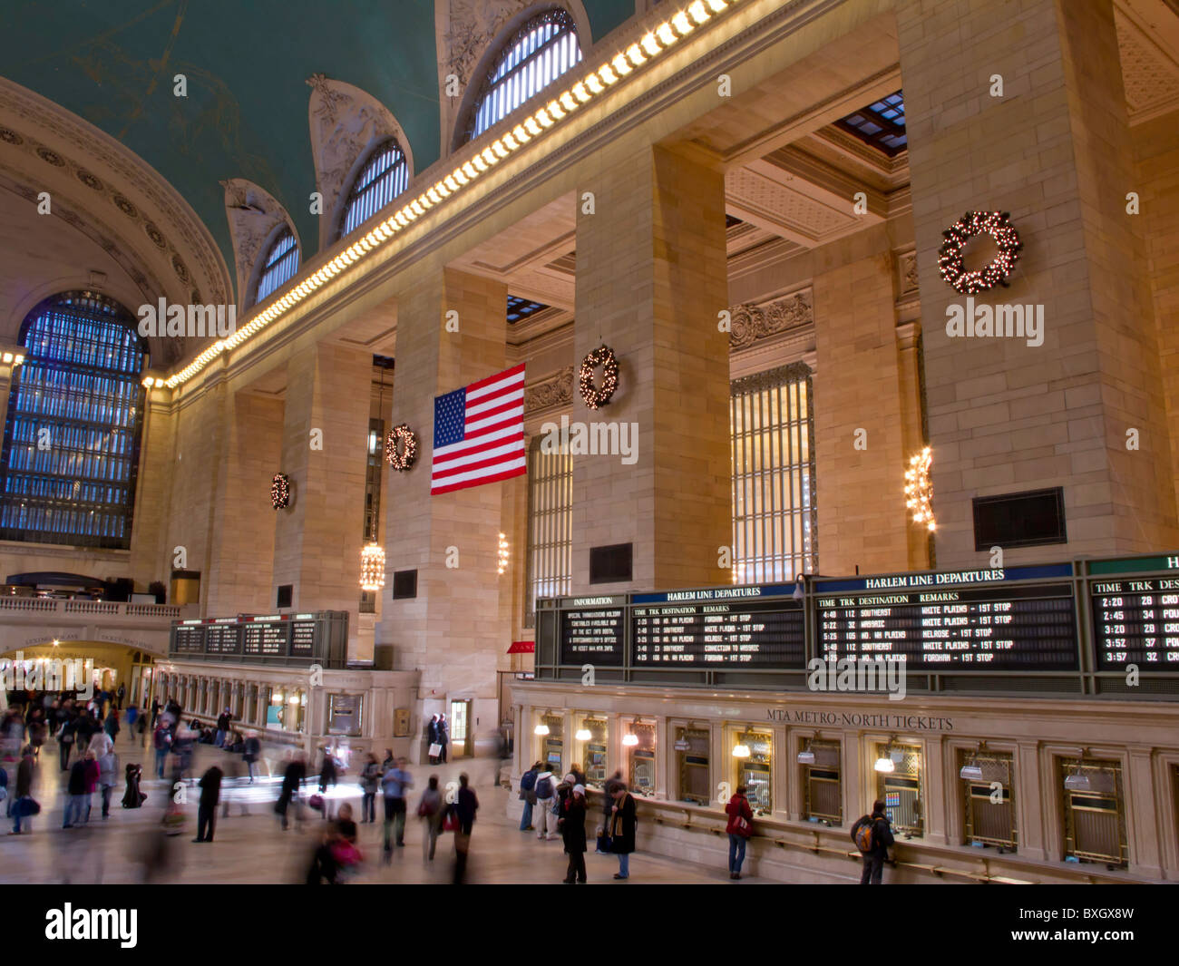 Grand Central Terminal Intérieur, NYC Banque D'Images