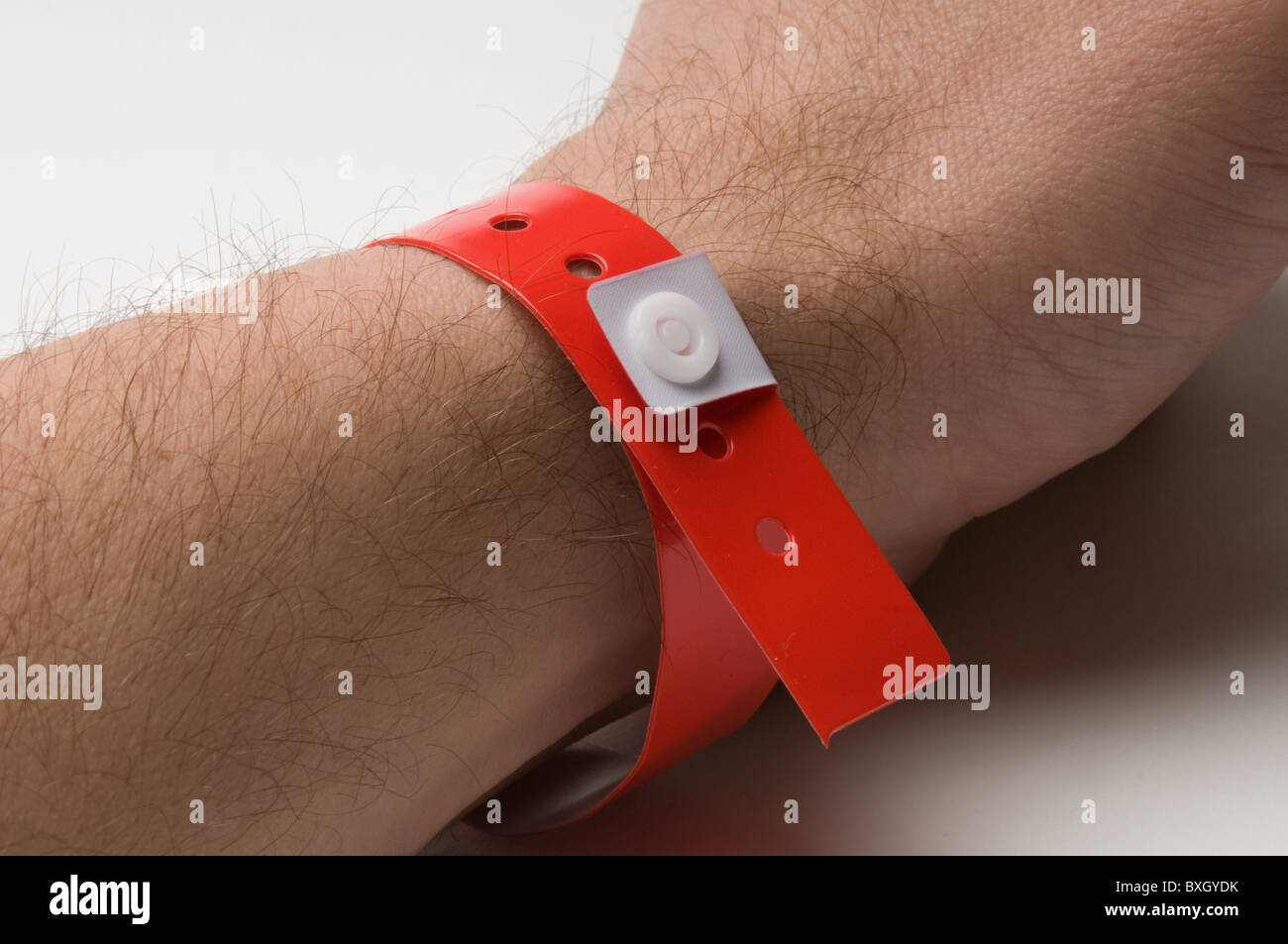 Bracelets bracelet Bracelet bracelets vinyle entrée accès événement  temporaire de sécurité en plastique Photo Stock - Alamy