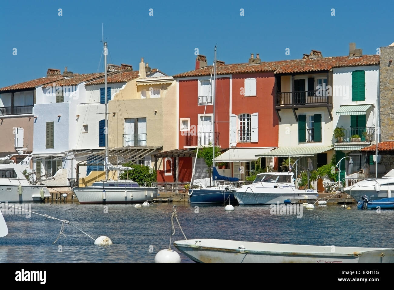 Port Grimaud, sud de la France Banque D'Images