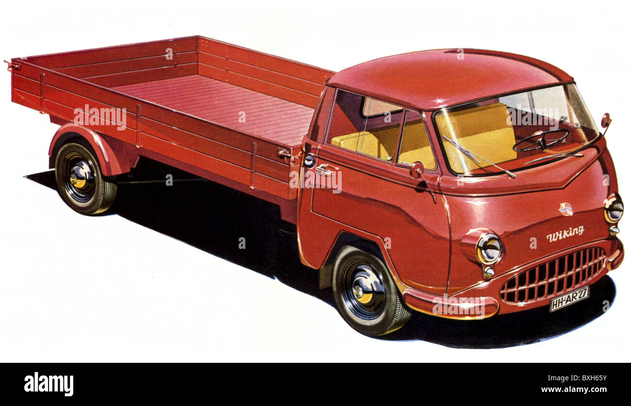 Transport / transport, voiture, variantes de véhicule, camion, camion, voiture de roi typ, produit par Vidal & Sohn Tempo - Werk GmbH, Hambourg, Harburg, décharge, capacité cubique 452 ccm, 20 PS, Allemagne, vers 1956, droits supplémentaires-Clearences-non disponible Banque D'Images