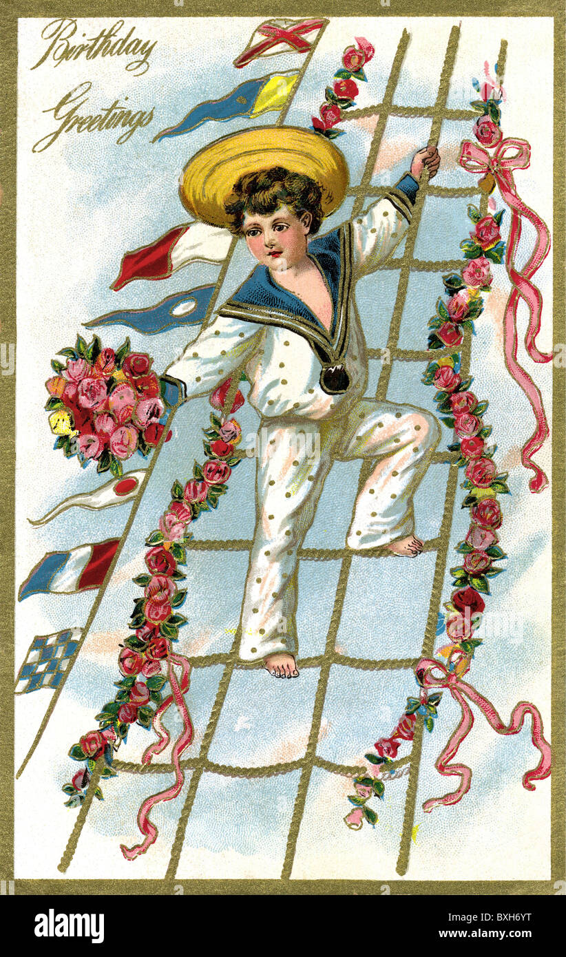 Kitsch Souvenir Carte D Anniversaire Enfant En Tant Que Marin Dans Le Carenage Lithographie Usa 1911 Droits Supplementaires Clearences Non Disponible Photo Stock Alamy Kitsch Souvenir Carte D Anniversaire Enfant En Tant Que Marin Dans Le Carenage Lithographie Usa 1911 Droits Supplementaires Clearences Non Disponible Photo Stock Alamy