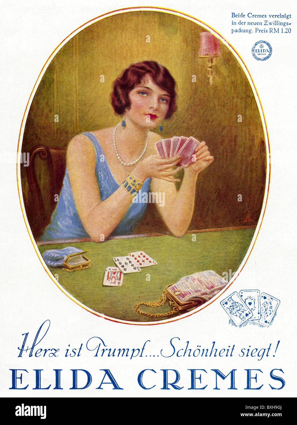 Jeux, jeux de cartes, femme jouant au skat, Allemagne, vers 1929, droits additionnels-Clearences-non disponible Banque D'Images