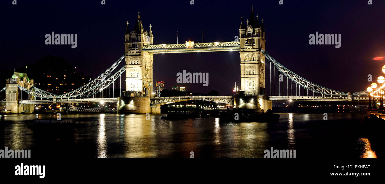 Londres la nuit Banque D'Images