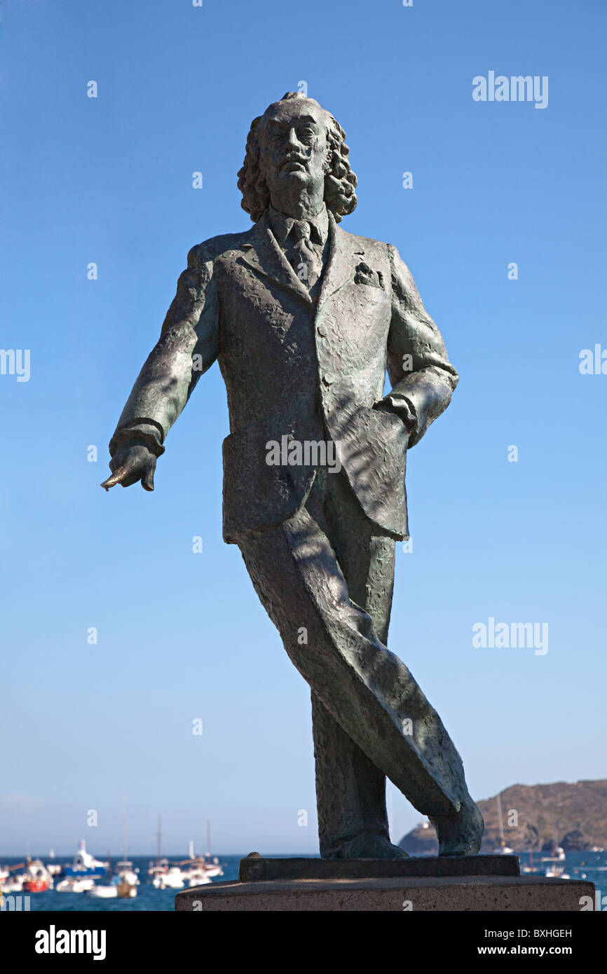 Statue de Salvador Dali Cadaqués Emporda Catalogne Espagne Banque D'Images