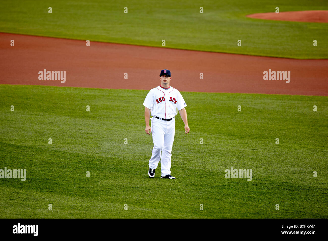 Daniel James Nava pendant le 15 juillet 2010 jeu des Red Sox de Boston au Fenway Park, Banque D'Images