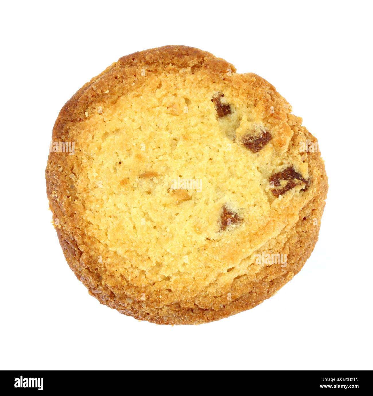Seul cookie amandes citron Banque D'Images