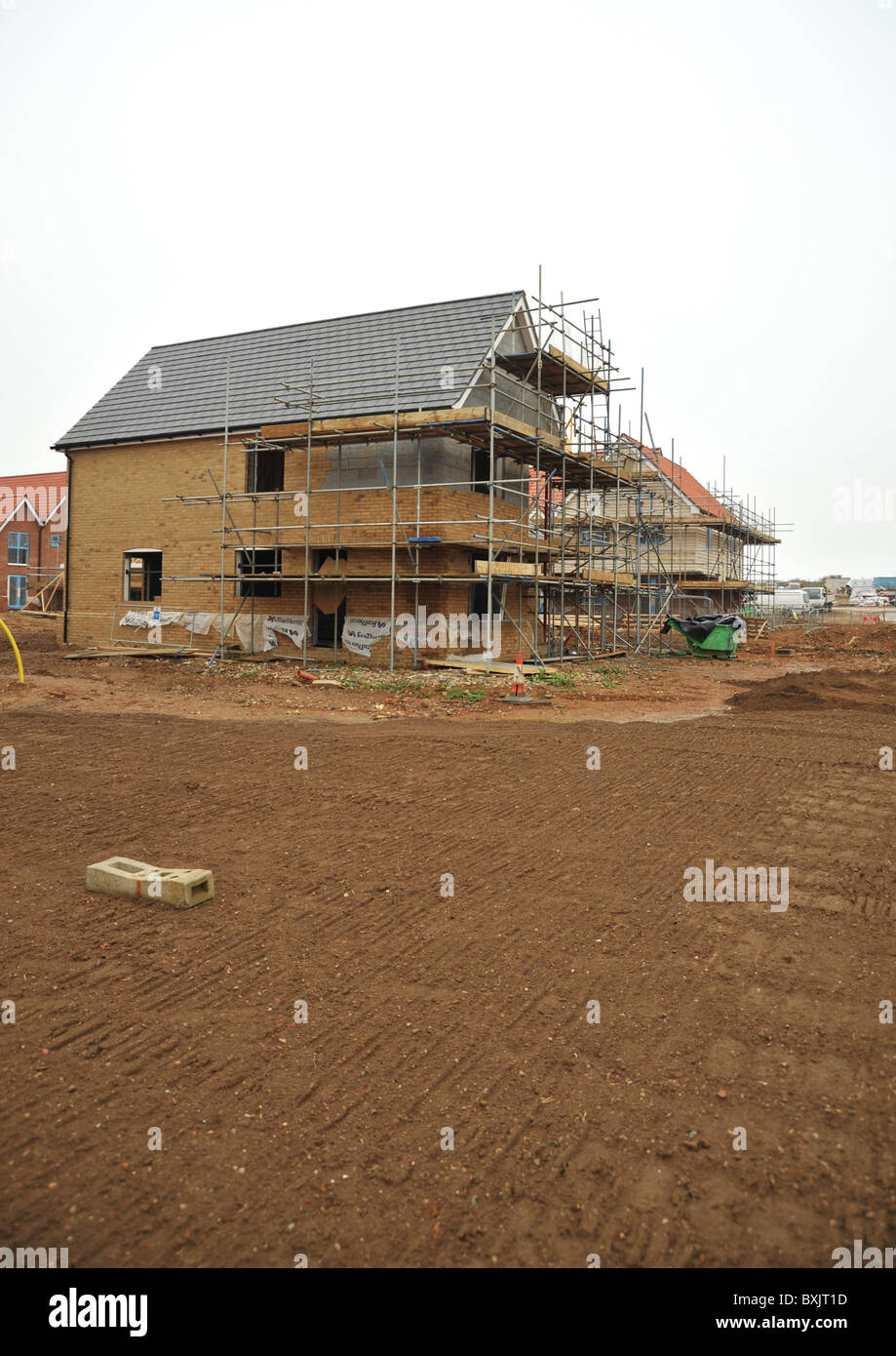 La construction de nouvelles maisons - UK Banque D'Images