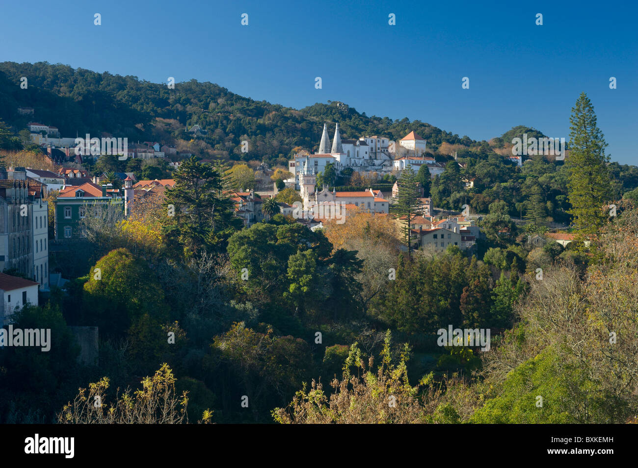 Costa de Lisboa, Côte de Lisbonne, Sintra ville Banque D'Images