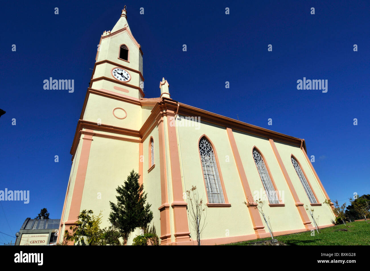 Église luthérienne de Nova Petropolis, Rio Grande do Sul, Brésil Banque D'Images