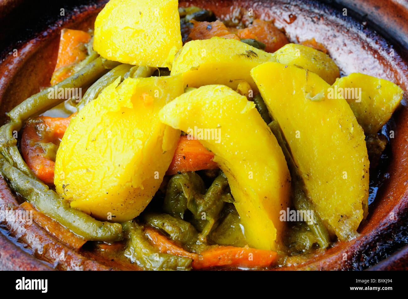 Vegtable tagine, Essaouira Banque D'Images