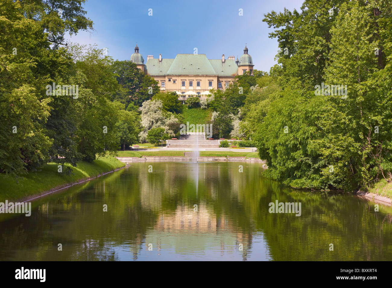 Le Château Royal de Varsovie - Château Ujazdowski, Pologne Banque D'Images