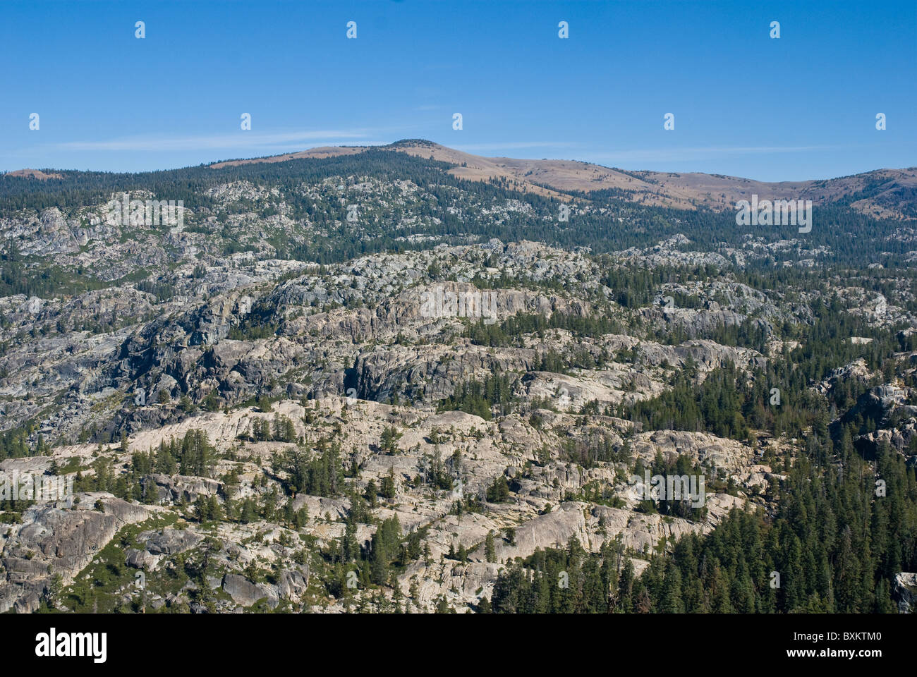 Vue panoramique de Carson Spur dans la Sierra Nevada, en Californie Banque D'Images