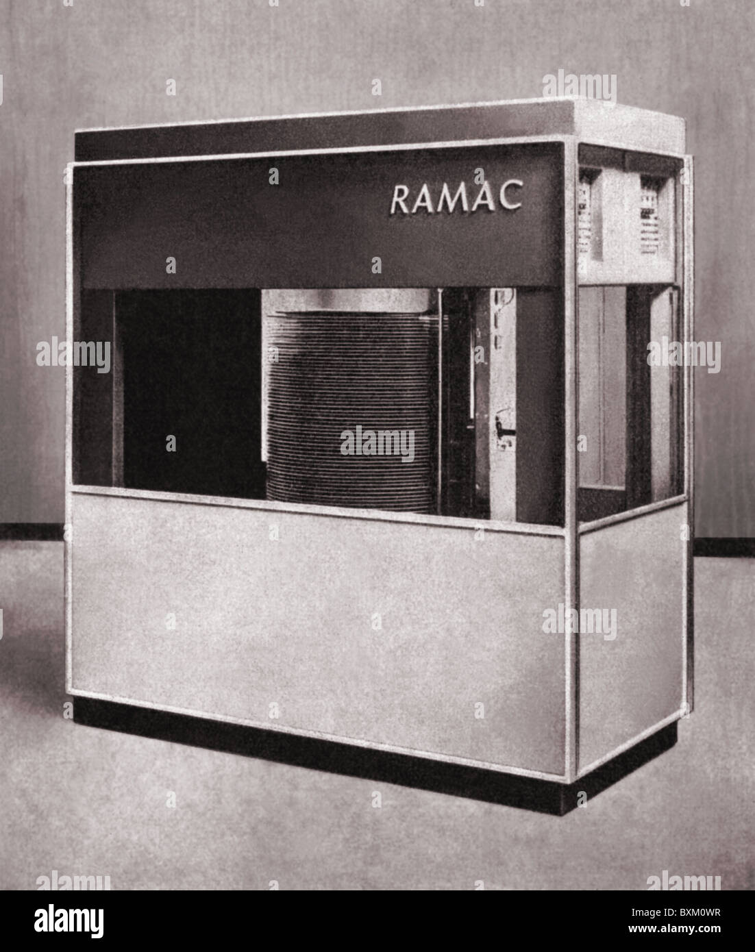 Informatique / électronique, matériel, mémoire de disque magnétique IBM, RAMAC, USA, 1956, droits supplémentaires-Clearences-non disponible Banque D'Images