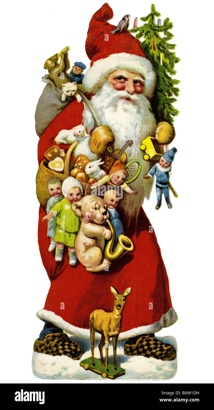 Tradition / folklore, Allemagne, Santa Claus, vers 1929, droits additionnels-Clearences-non disponible Banque D'Images