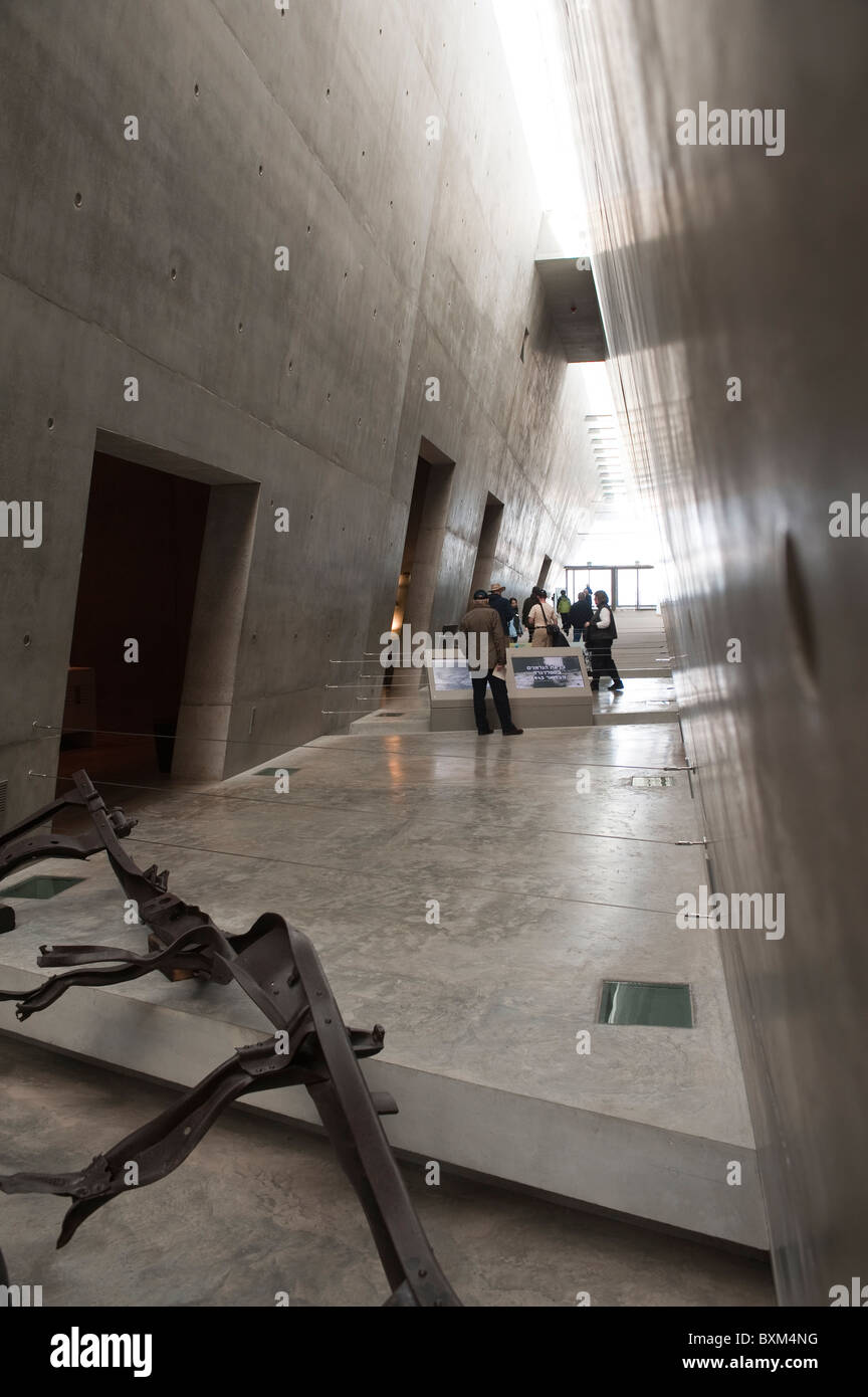 Israël, Jérusalem. Musée de l'Holocauste Yad Vashem. Banque D'Images