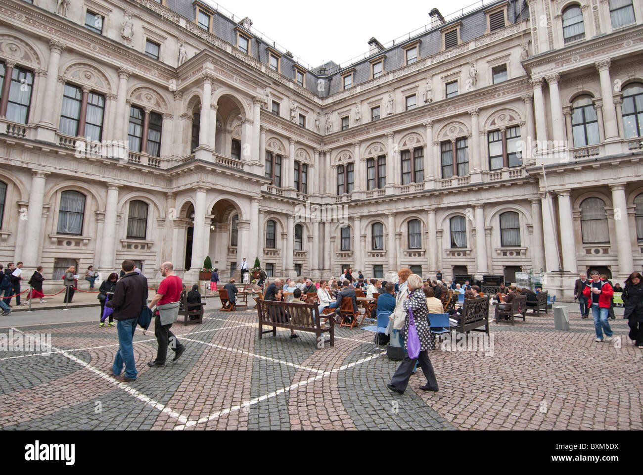 Le quadrangle Foreign and Commonwealth Office, rue King Charles Whitehall London UK Banque D'Images