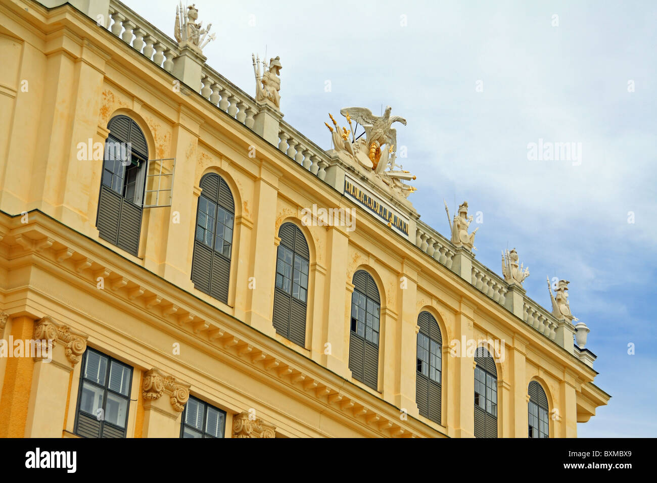 De Albacete / Le palais de Schönbrunn, à Vienne en Autriche. Une ancienne maison d'été impérial de la dynastie des Habsbourgs Banque D'Images