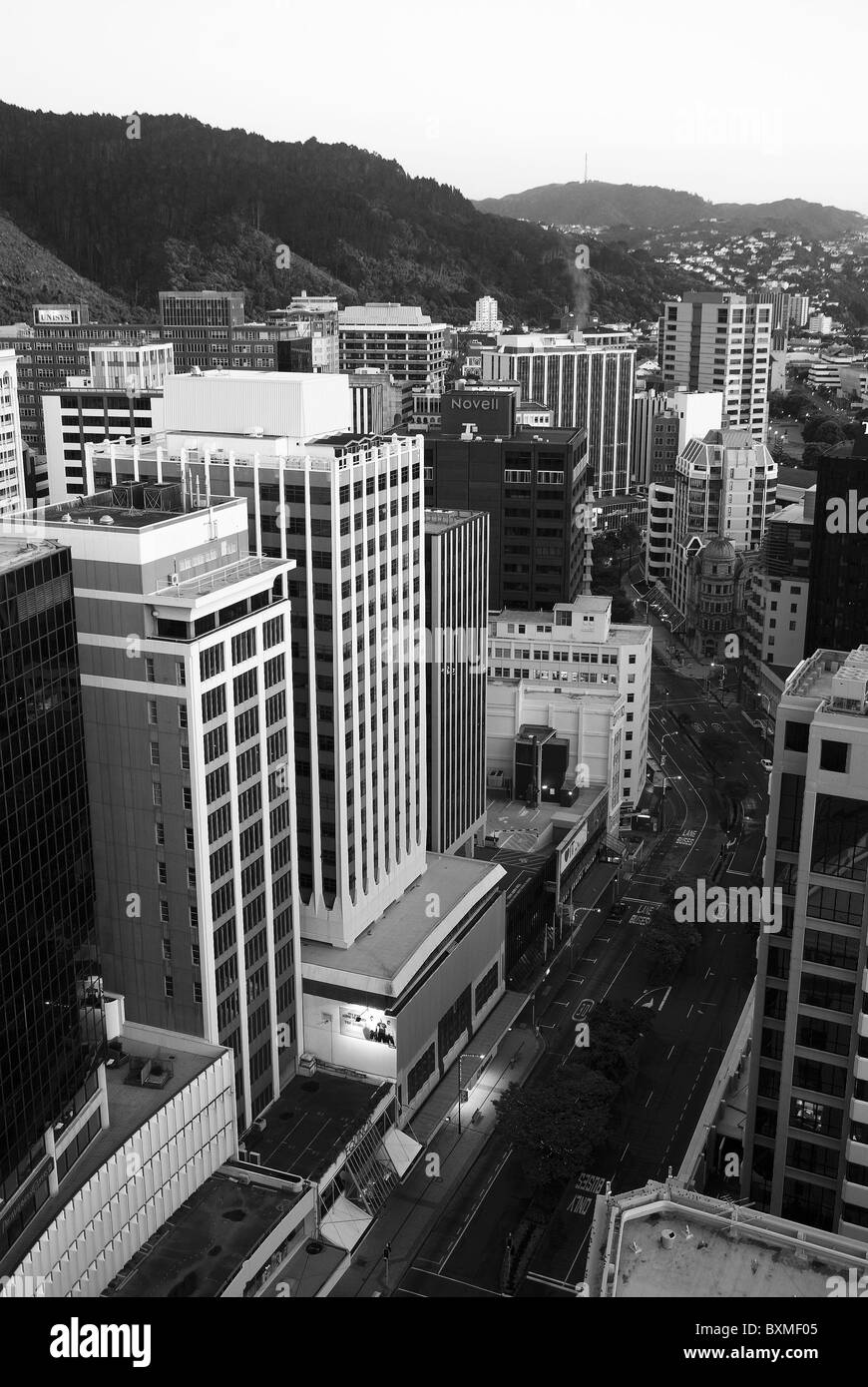 Lambton Quay,Wellington, Nouvelle-zélande Banque D'Images