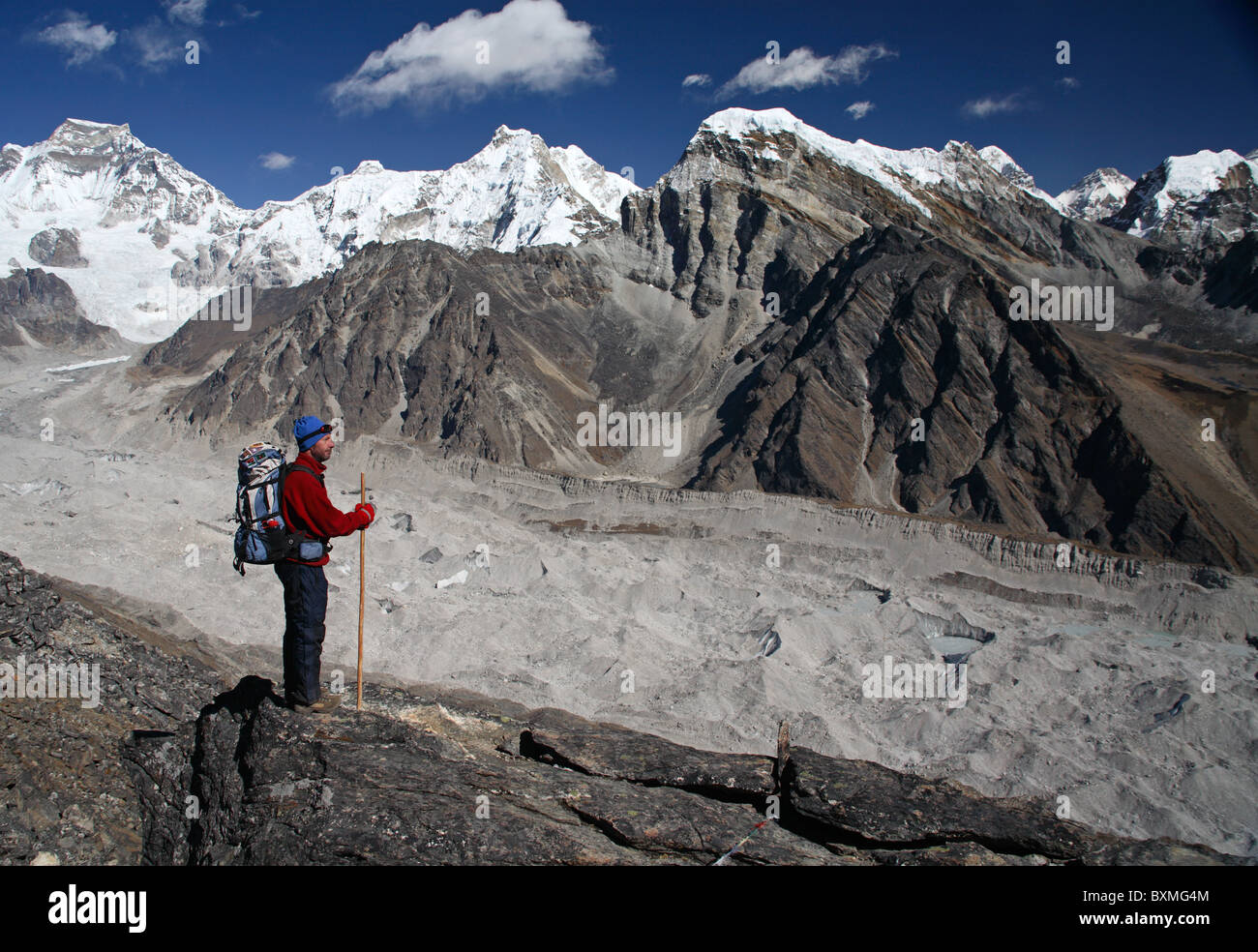 Trekking au camp de base de l'Everest au Népal Banque D'Images Trekking au camp de base de l'Everest au Népal Banque D'Images