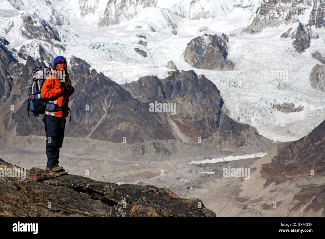 Trekking au camp de base de l'Everest au Népal Banque D'Images Trekking au camp de base de l'Everest au Népal Banque D'Images