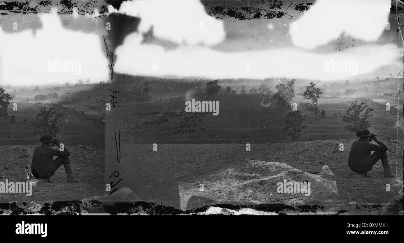 Bataille d'Antietam, Maryland) le jour de la bataille Banque D'Images