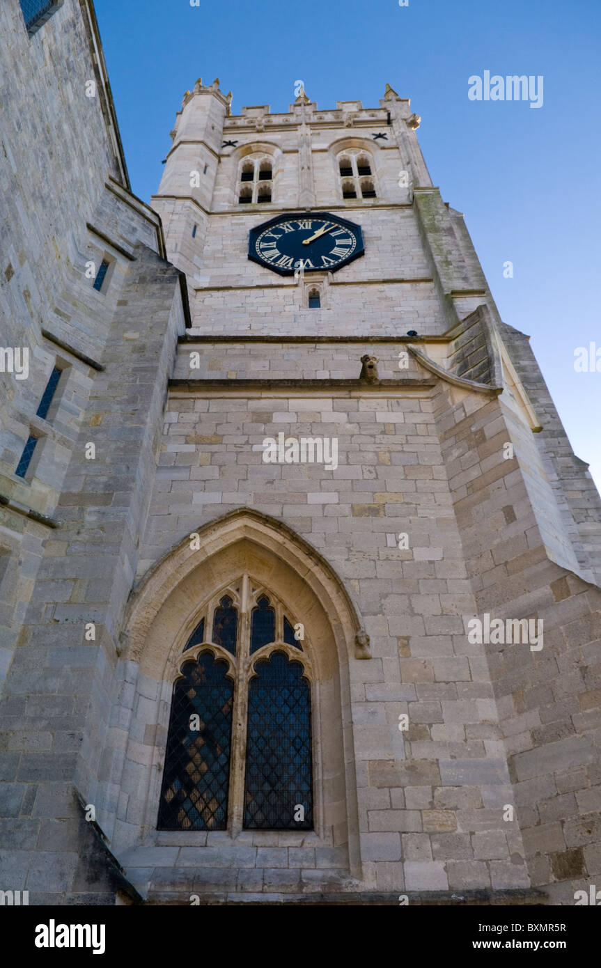 Christchurch Priory de Dorset, UK Banque D'Images