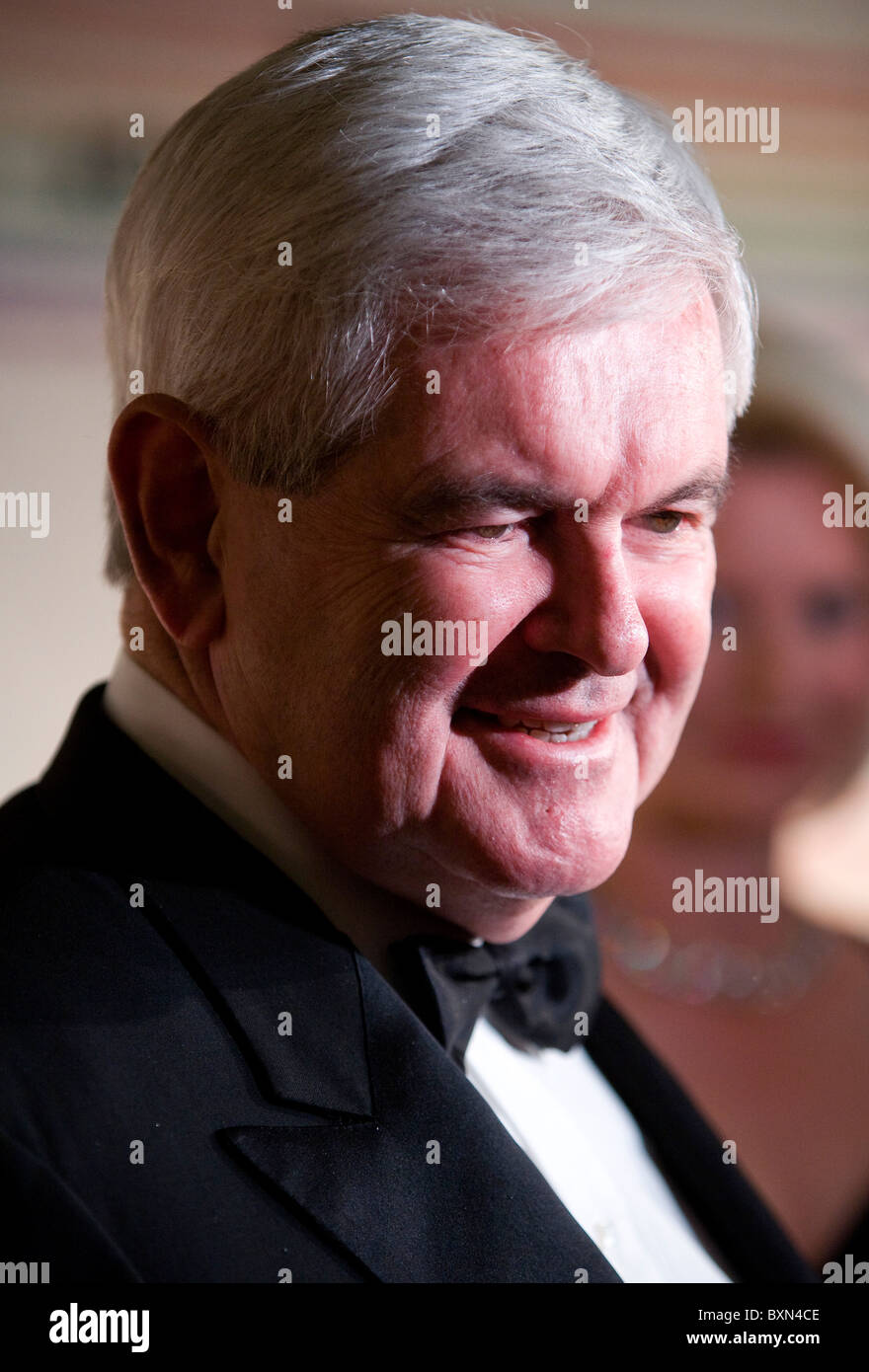 Newt Gingrich, homme politique. Banque D'Images