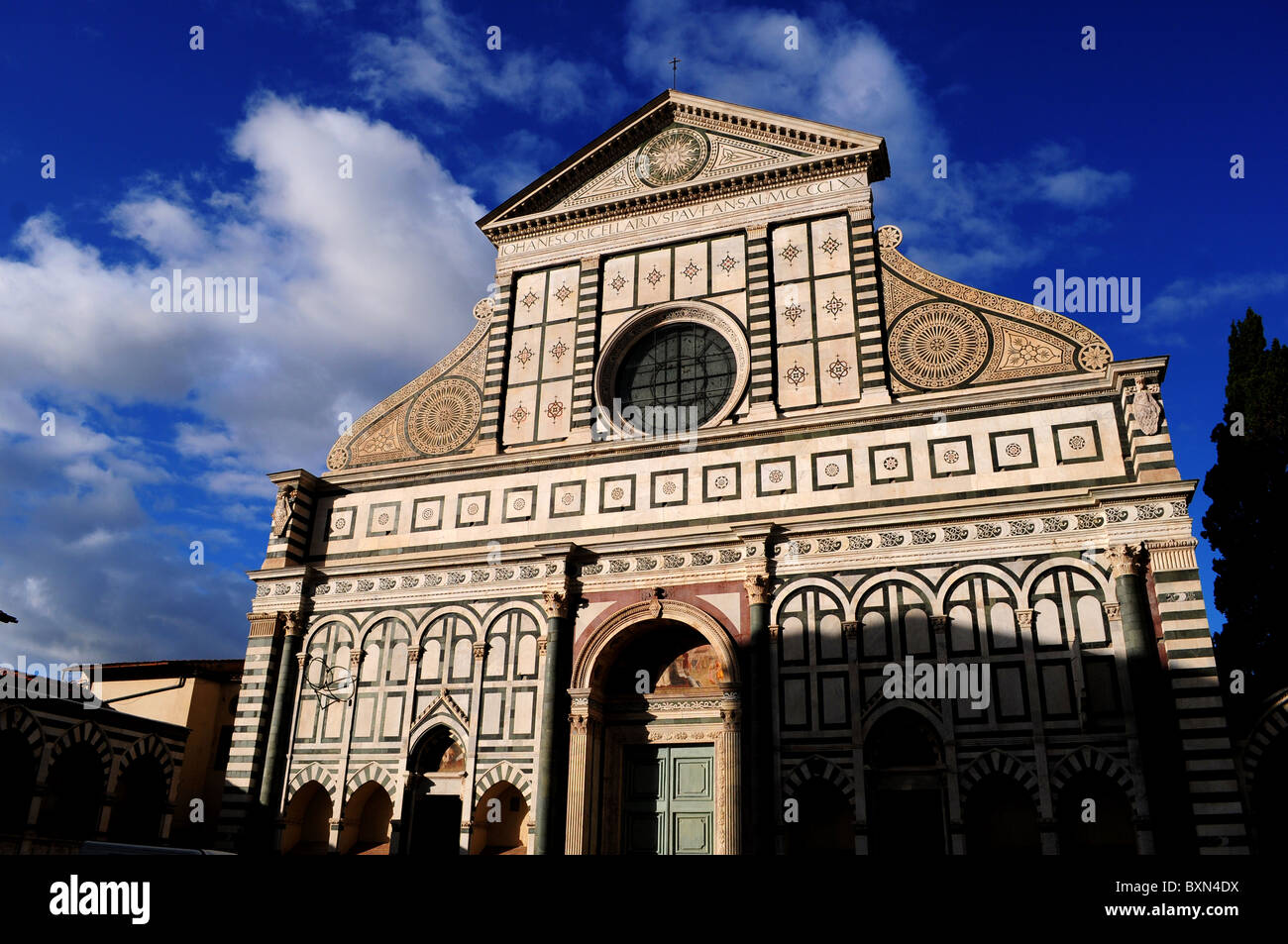 L'église Santa Maria Novella Florence Italie Banque D'Images