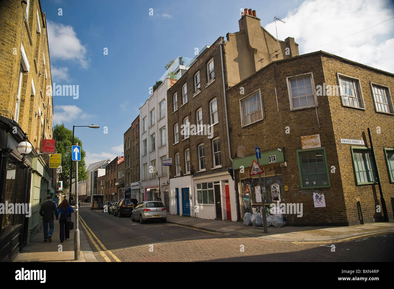 Redchurch Street, Shoreditch, London, UK Banque D'Images