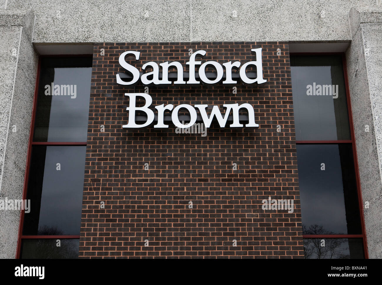 Un Sanford Brown College à but lucratif. Banque D'Images
