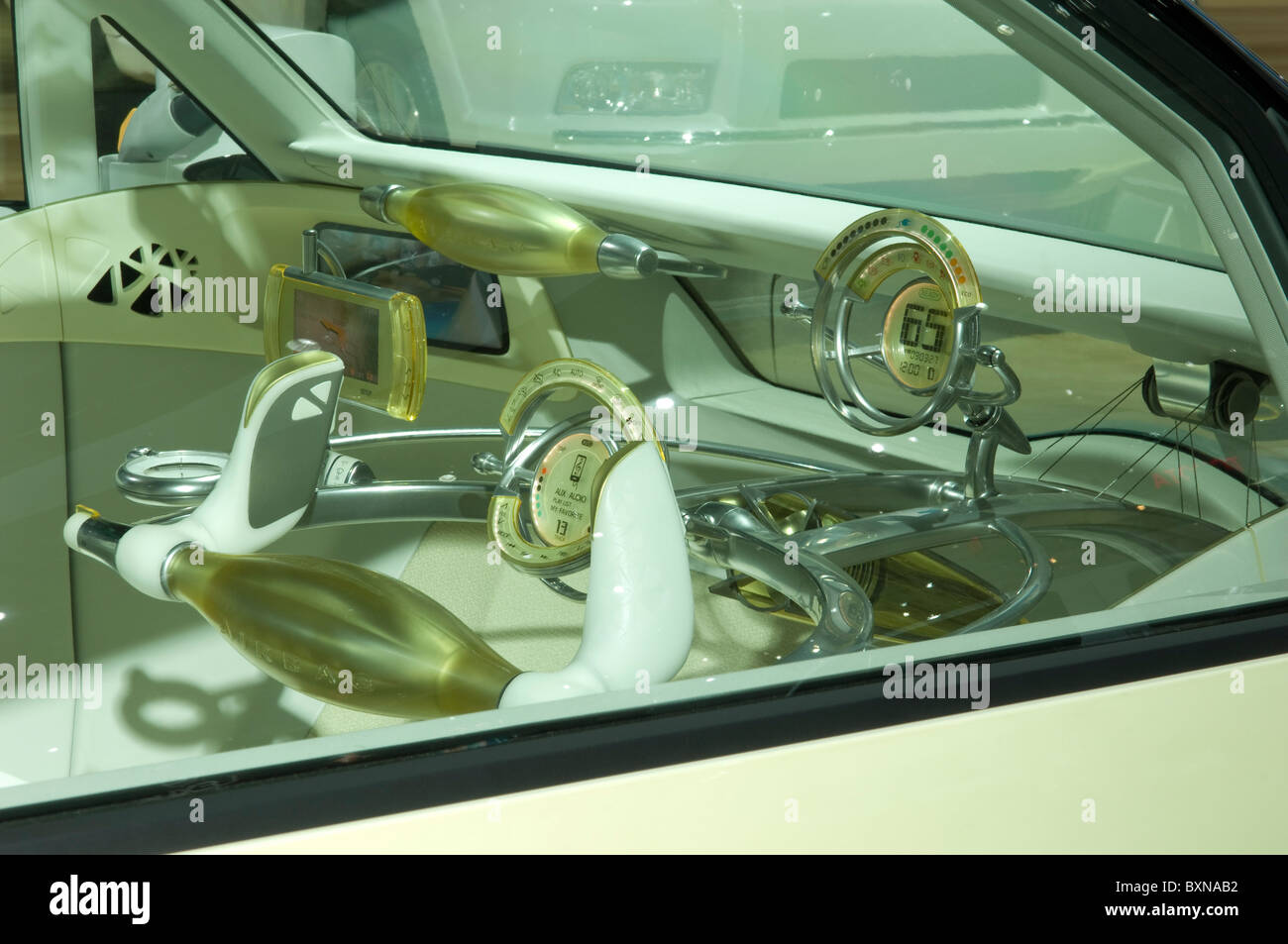 Toyota FT-EV II concept-car à la 2010 North American International Auto Show de Detroit Banque D'Images