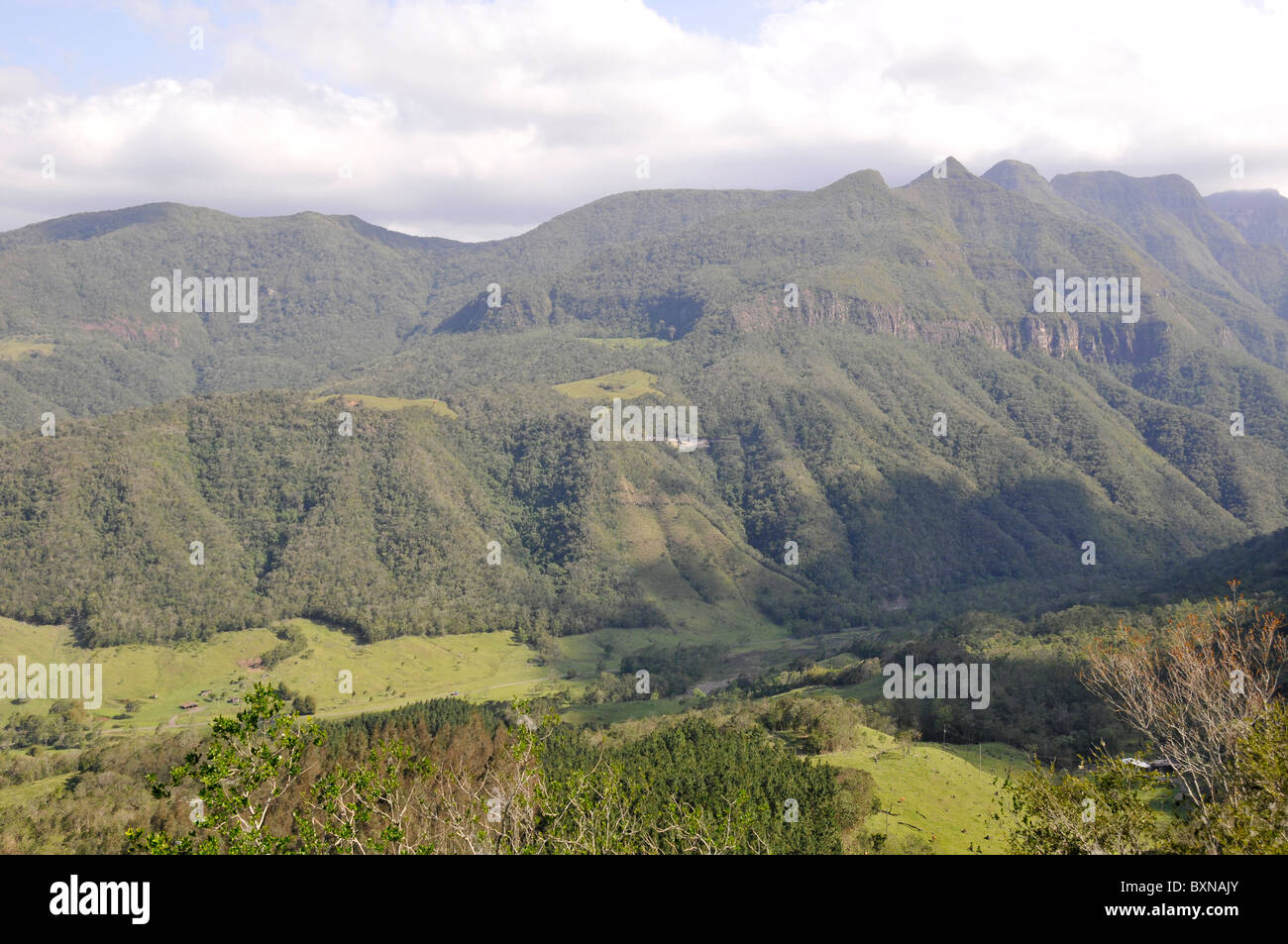 Falaises de Serra do Rio do Rastro, Lauro Muller, Santa Catarina, Brésil Banque D'Images