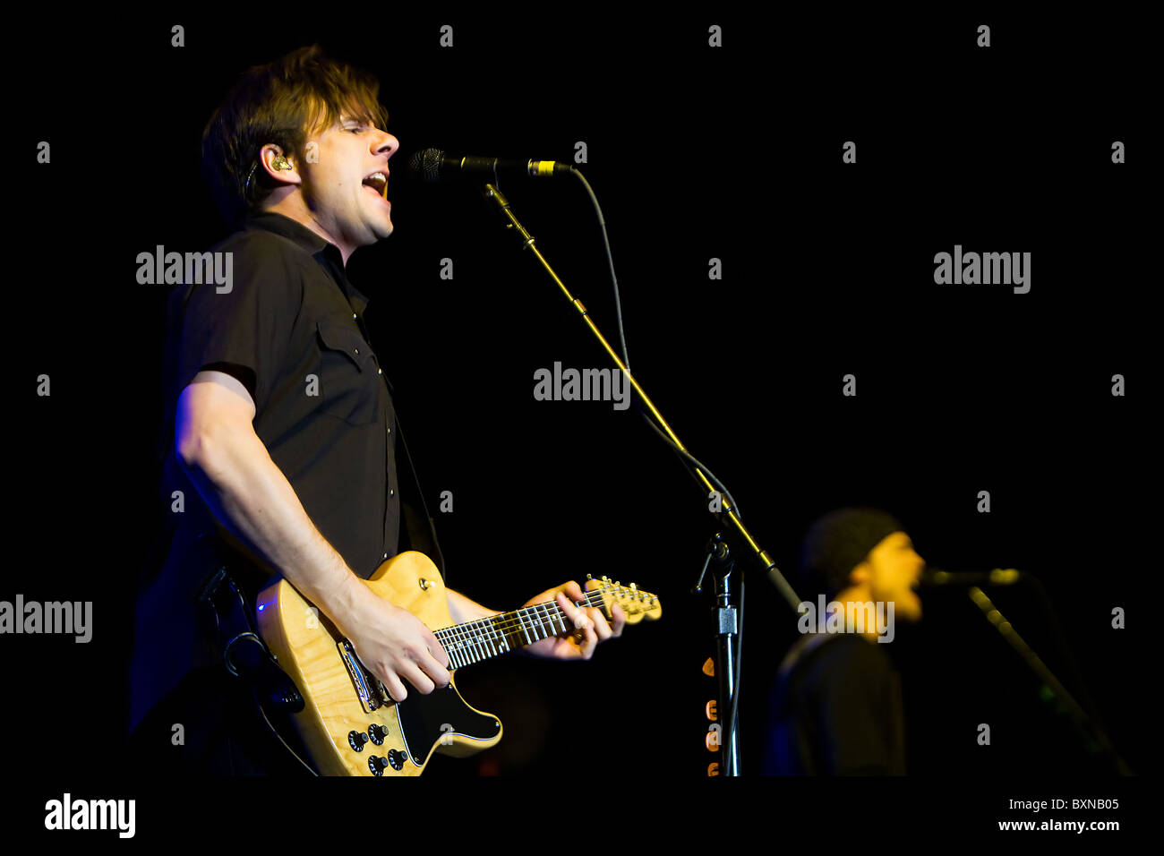 Rock Band Jimmy Eat World performing live in concert Banque D'Images