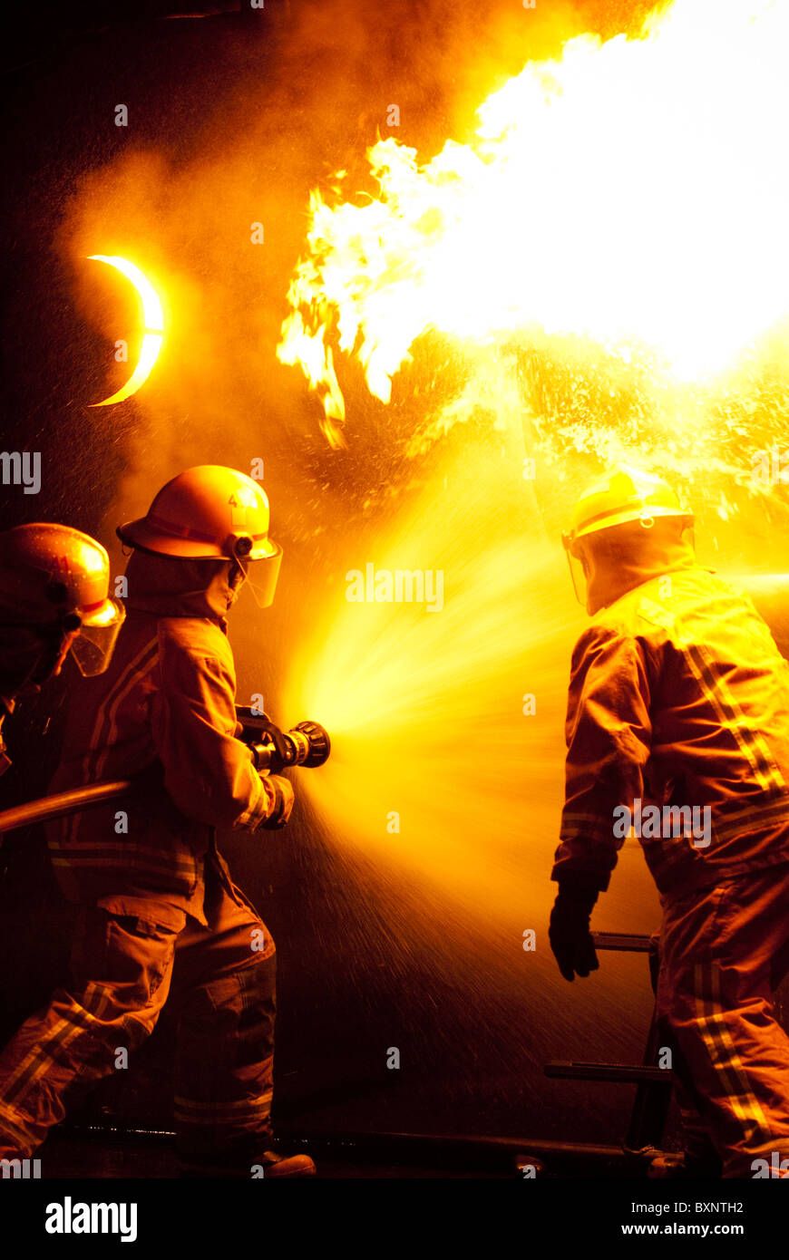 Lincoln fire brigade Christchurch Nouvelle Zélande Banque D'Images