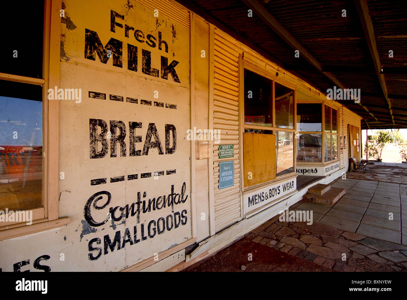Une ville fantôme dans l'ouest de l'Australie Banque D'Images