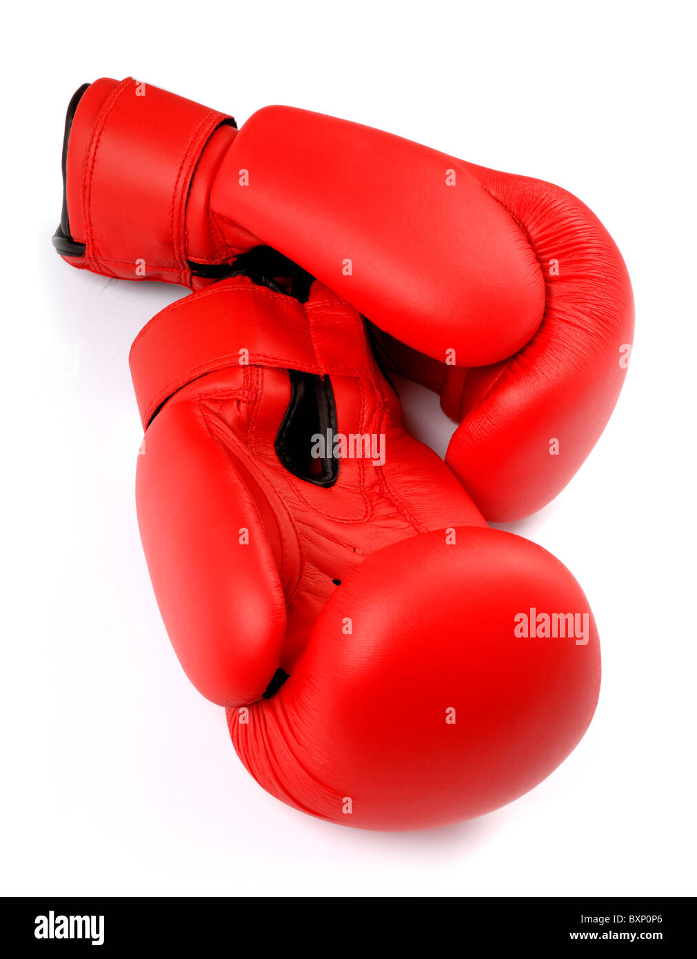 Red boxing gloves Banque D'Images