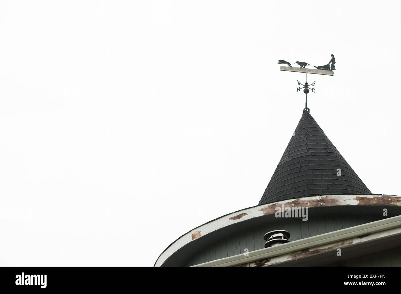 Alaska, Grand Lac, Happy Trails chenil. Martin Buser's ancienne maison. Banque D'Images