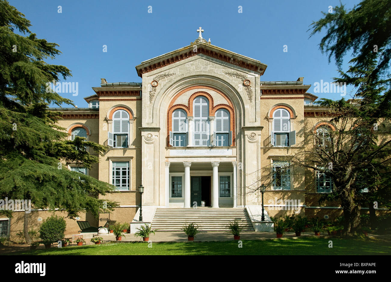 Le séminaire de Halki sur l'île de Heybeliada, près d'Istanbul, Turquie Heybeliada Banque D'Images